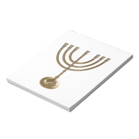 Goldmenorah Notizblock (Rotiert)