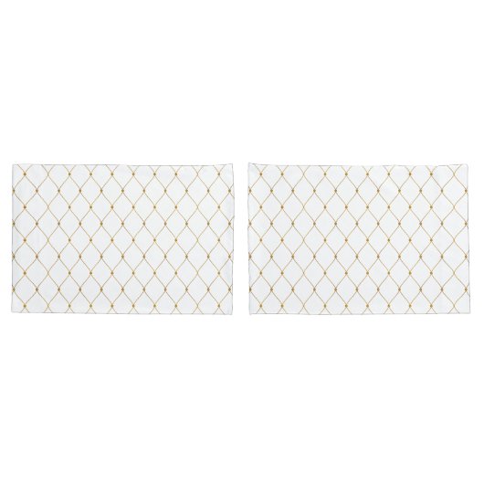 Goldmesh-Pillowcases Kissenbezug (Rückseite-Set)