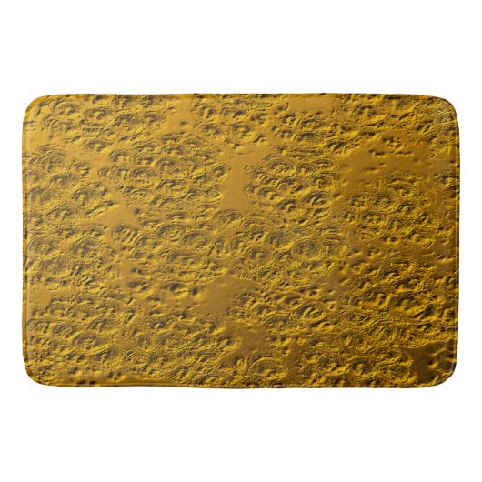 Goldmetall Badematte (Vorderseite)