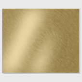 Goldmetall gebürsteter Hintergrund oder Textur abs Geschenkpapier (Flach)
