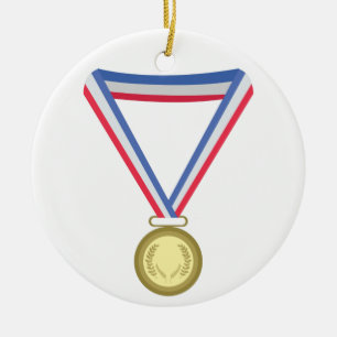 Goldmetall Keramik Ornament