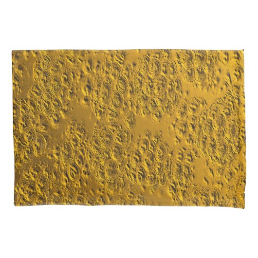 Goldmetall Kissenbezug (Vorderseite)