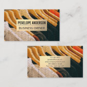 Goldmetall | Kleidung Visitenkarte (Vorne/Hinten)