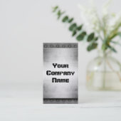 Goldmetall mit Niet-GrenzVisitenkarten Visitenkarte (Stehend Vorderseite)