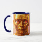 Goldmetallandroid Tasse (Links)