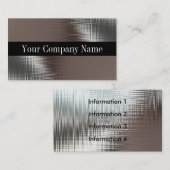 Goldmetallblick-Visitenkarten Visitenkarte (Vorne/Hinten)