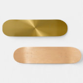 Goldmetallisches Skateboard (Horizontal)
