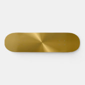 Goldmetallisches Skateboard (Horizontal)