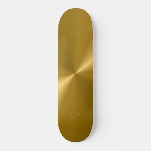 Goldmetallisches Skateboard (Vorderseite)