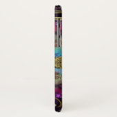 GoldmetallOM-symbol auf Fraktal-Tapisserie Case-Mate iPhone Hülle (Hinten/Links)