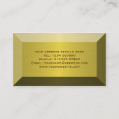 GoldmetallVisitenkarte Visitenkarte (Rückseite)