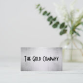 GoldmetallVisitenkarten Visitenkarte (Stehend Vorderseite)