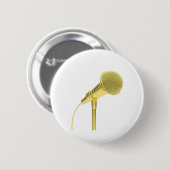 Goldmikrofon Button (Vorne & Hinten)
