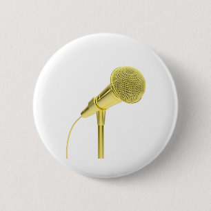 Goldmikrofon Button