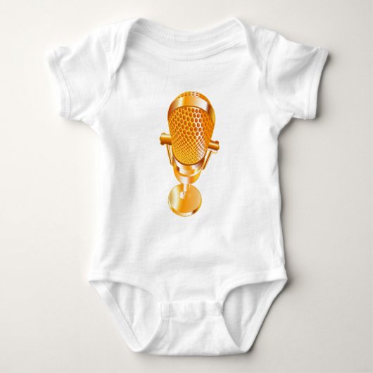 Goldmikrophon Baby Strampler (Vorderseite)