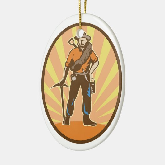 Goldminder Keramik Ornament (Links)