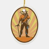 Goldminder Keramik Ornament (Vorne)
