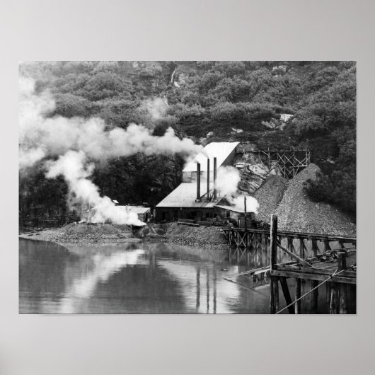 Goldmine in Valdez, Alaska-Fotografie Poster (Vorne)