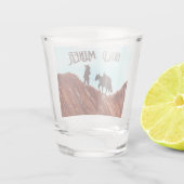 Goldminer Schnapsglas (Rückseite)