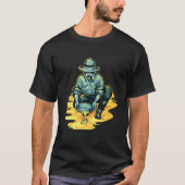 Goldminerprospektion Gold Panning T-Shirt (Vorderseite)