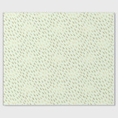 Goldminze Abstrakt Geschenkpapier (Flach)