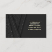 Goldmodelle | Hintergrund der Black Luxury Visitenkarte (Rückseite)