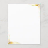 Goldmoderne Briefkopf (Rückseite)