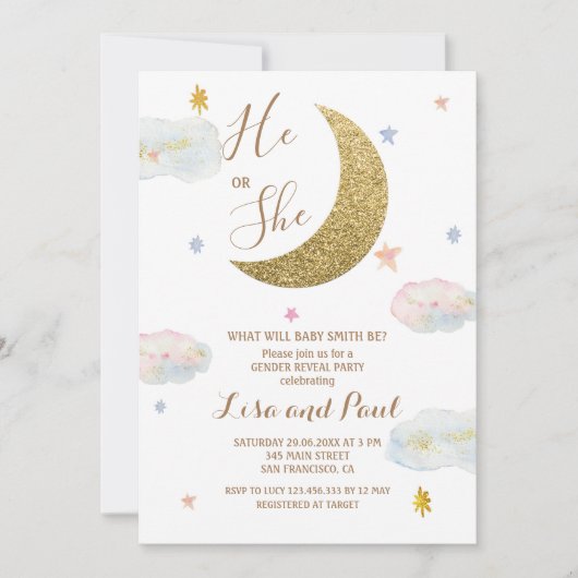 Goldmond - er oder sie - Geschlechtsverkehr Einladung (Vorderseite)