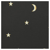 Goldmond und -sterne stoff (Nahaufnahme)