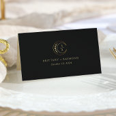 Goldmondhochzeit Platzkarte