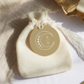 Goldmonogramm-Celestial-Monogram-Hochzeit Geschenkanhänger