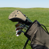 Goldmonogramm Initialen Name Golf Headcover (In SItu)