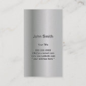 Goldmonogramm-königliche schwarze Visitenkarte (Rückseite)