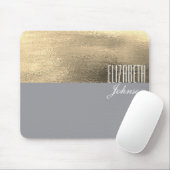 Goldmonogramm Mousepad (Mit Mouse)
