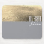Goldmonogramm Mousepad (Vorne)