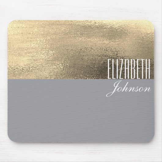 Goldmonogramm Mousepad (Vorne)