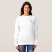 Goldmonogramm Sweatshirt (Vorne ganz)