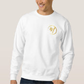 Goldmonogramm Sweatshirt (Vorderseite)
