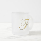 Goldmonogrammf Tassen und Steins (VorderseiteRechts)