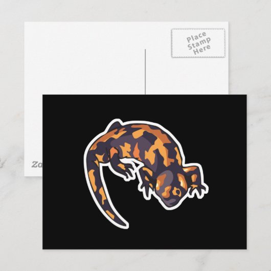 Goldmonster Postkarte (Vorne/Hinten)