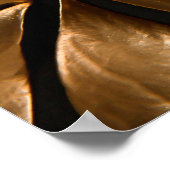 Goldmonstera-Blätter Poster (Ecke)