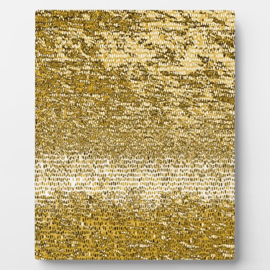 Goldmosaikmuster Fotoplatte (Vorderseite)