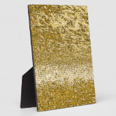 Goldmosaikmuster Fotoplatte (Seite)