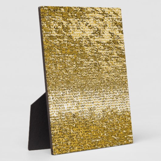 Goldmosaikmuster Fotoplatte (Seite)