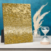 Goldmosaikmuster Fotoplatte (Seite)