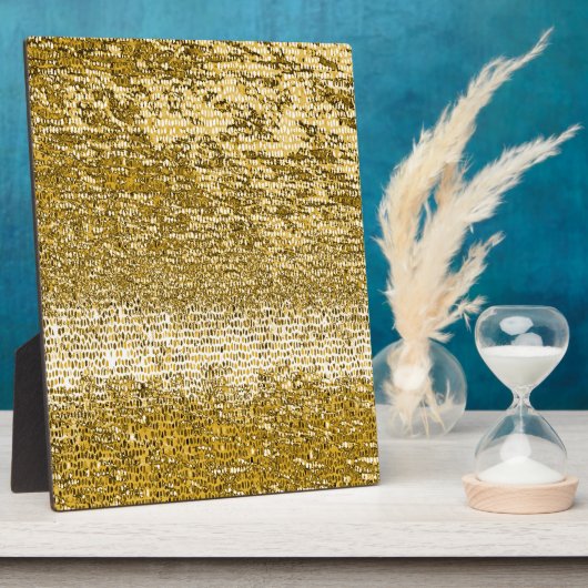 Goldmosaikmuster Fotoplatte (Seite)