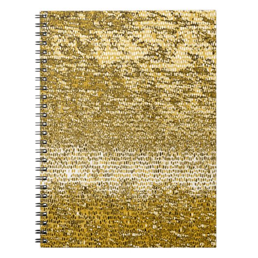 Goldmosaikmuster Notizblock (Vorderseite)