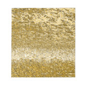 Goldmosaikmuster Notizblock (Vorderseite)