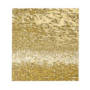 Goldmosaikmuster Notizblock