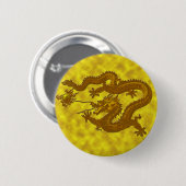 Goldmünze-Drache Button (Vorne & Hinten)